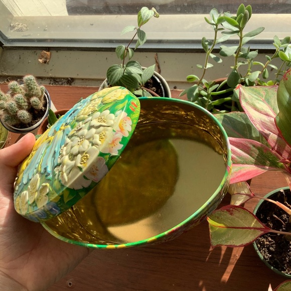 5$ ADD ON⭐️Vintage metal box pastel flowers - Picture 14 of 14